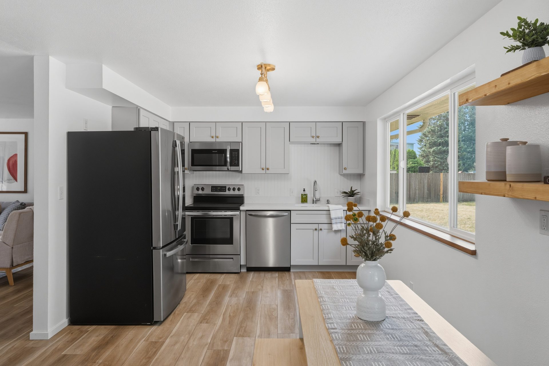 Kitchen to Dining